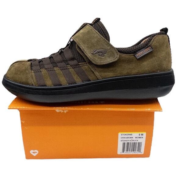 Rocket Dog Stoker Nubuck Brown Sneakers Women's size 9 - Picture 2 of 6